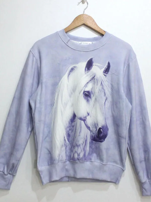 3D animal motifs sweatshirt