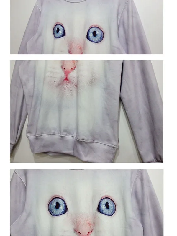 3D animal motifs sweatshirt