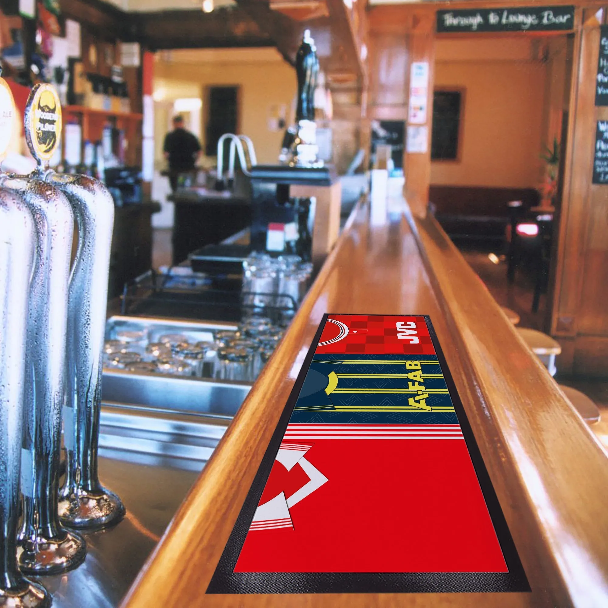 Aberdeen Retro Football Shirts - Personalised Bar Runner