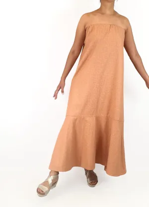 Alpha 60 pink dress strapless dress size S