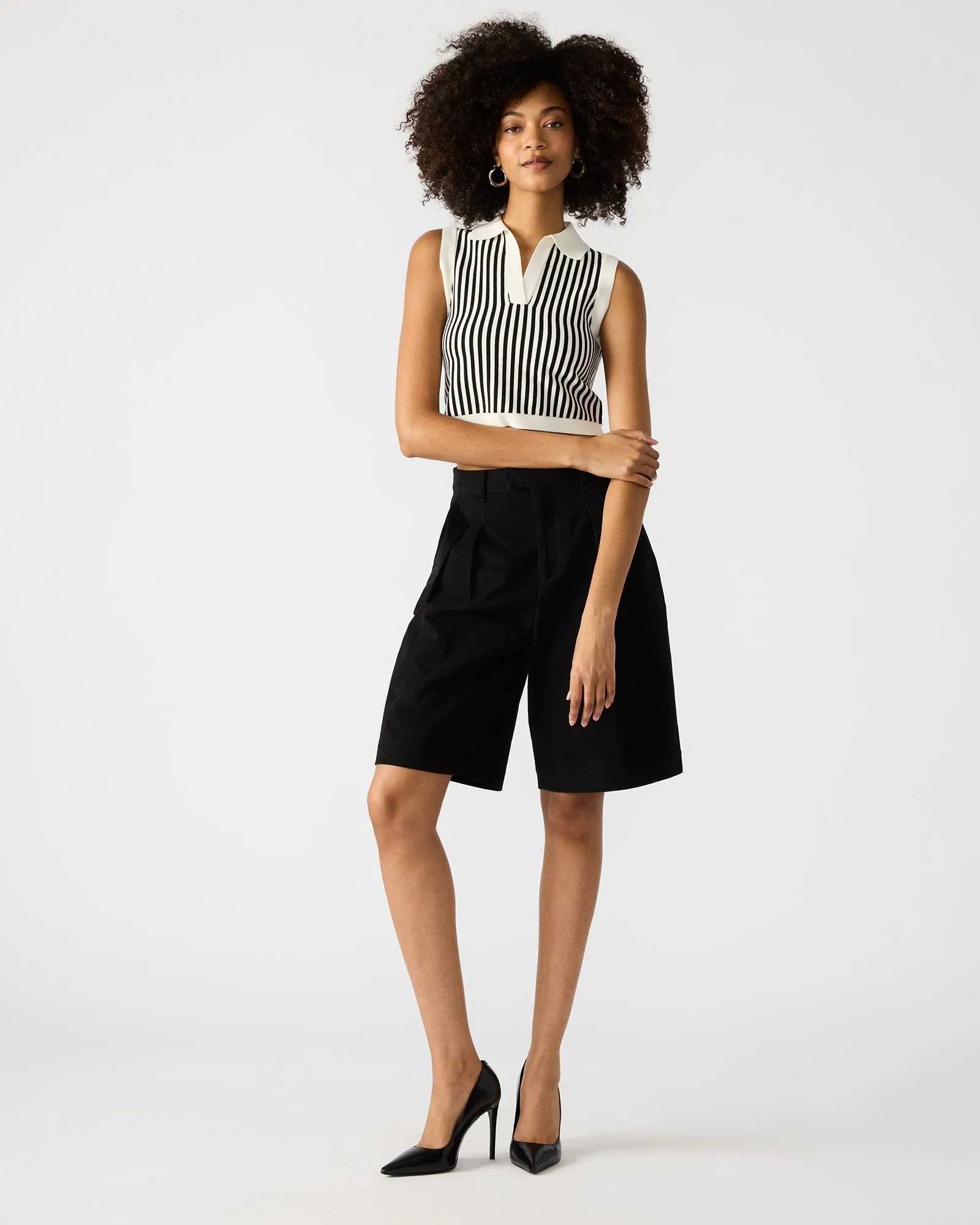 AMERY SWEATER BLACK/WHITE