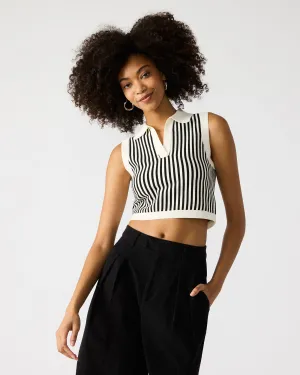 AMERY SWEATER BLACK/WHITE