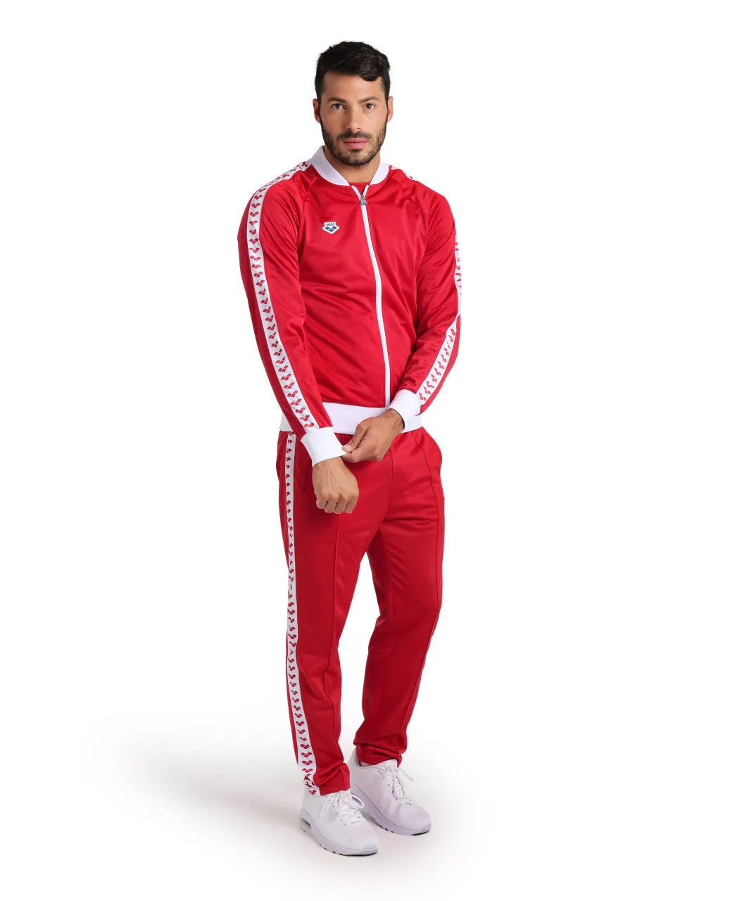 Arena Icons Men's Team Relax Jacket - Red-White-Red