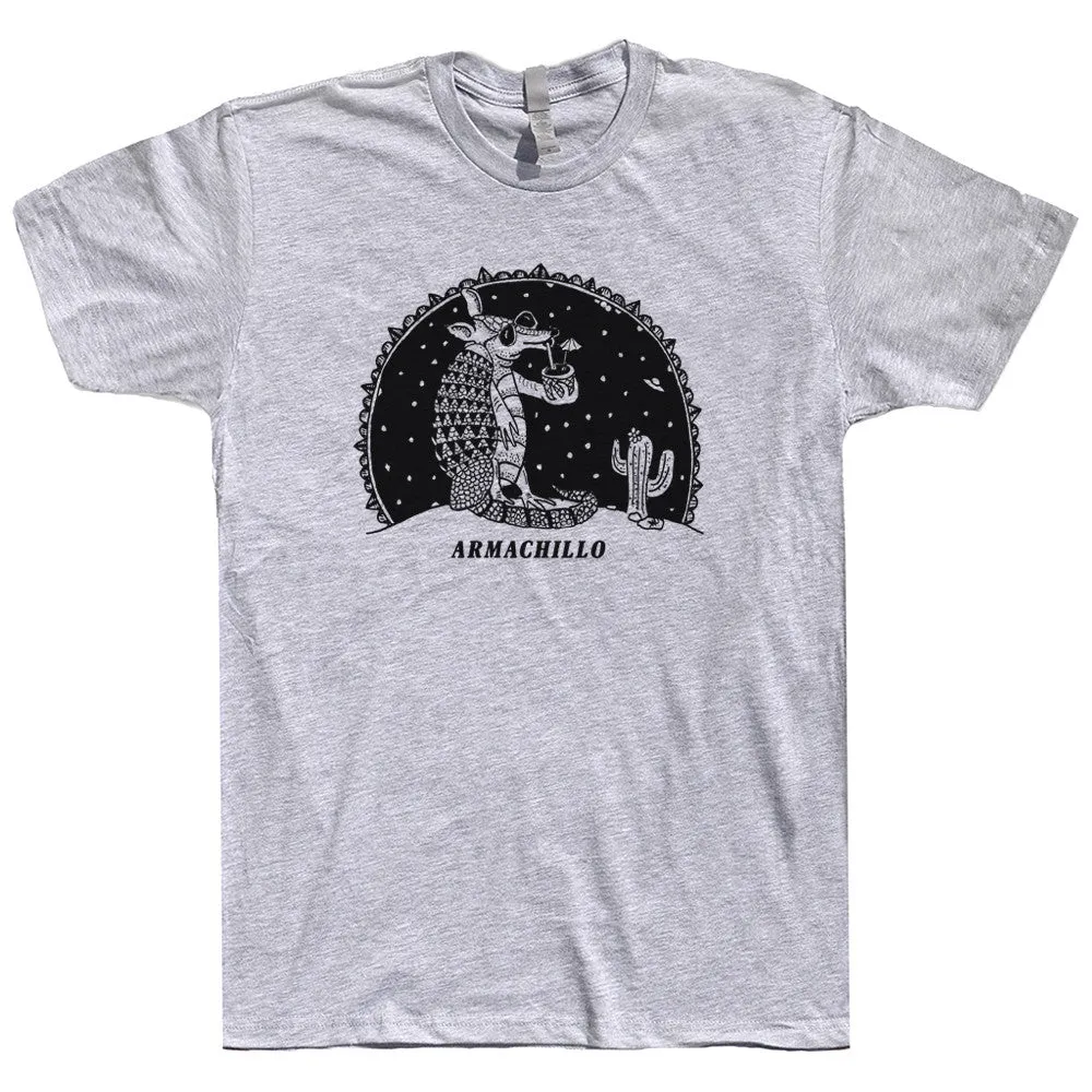 Armadillo T Shirts Armachillo Drinking Cocktails UFO T Shirts