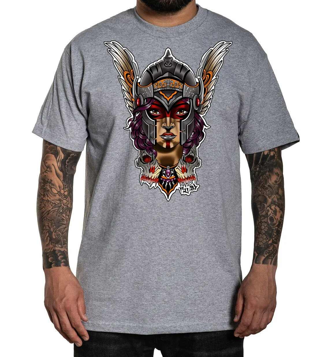 Art Society x Retro Kings VALKYRIE TEE GREY
