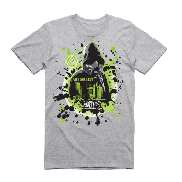 Art Society x Retro Kings x GNASHER TEE GREY