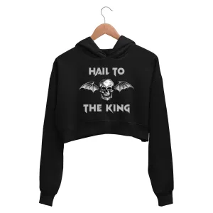 Avenged Sevenfold Crop Hoodie - Hail To The King