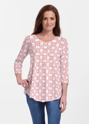 Bangles & Dots (8022) ~ V-neck Flowy Tunic