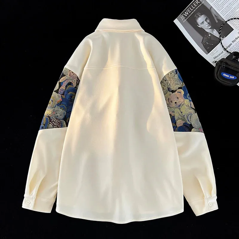 BearHug Retro Langarmhemd Jacke