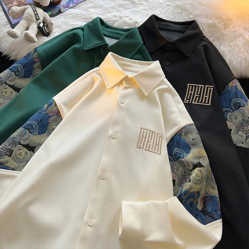 BearHug Retro Langarmhemd Jacke