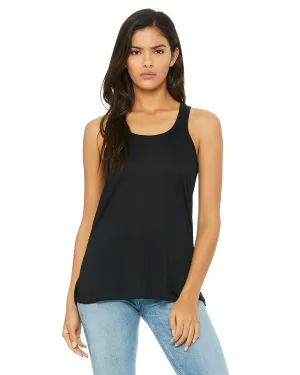 Bella Canvas Ladies Flowy Racerback Tank | Black