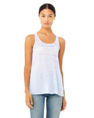 Bella Canvas Ladies Flowy Racerback Tank | Blue Marble