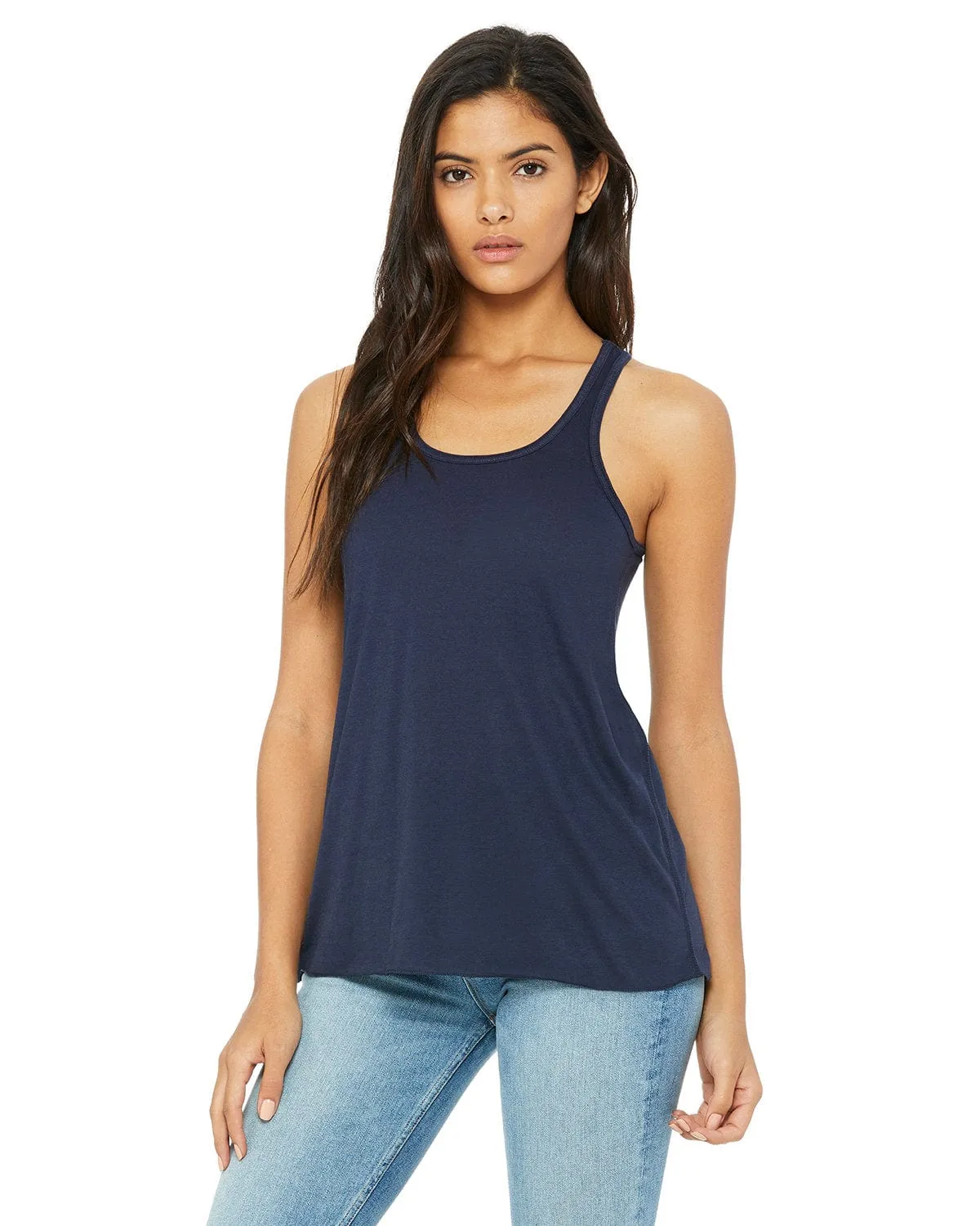 Bella Canvas Ladies Flowy Racerback Tank | Midnight