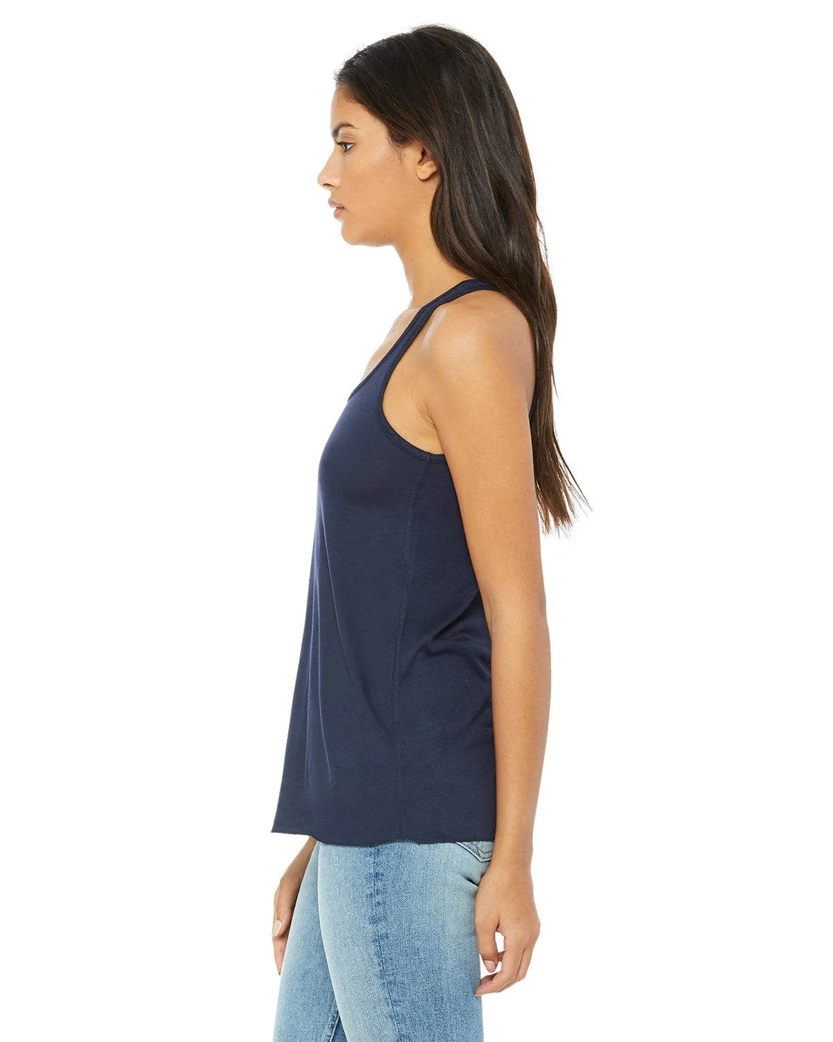 Bella Canvas Ladies Flowy Racerback Tank | Midnight