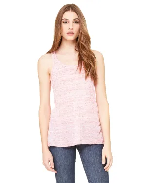 Bella Canvas Ladies Flowy Racerback Tank | Red Marble