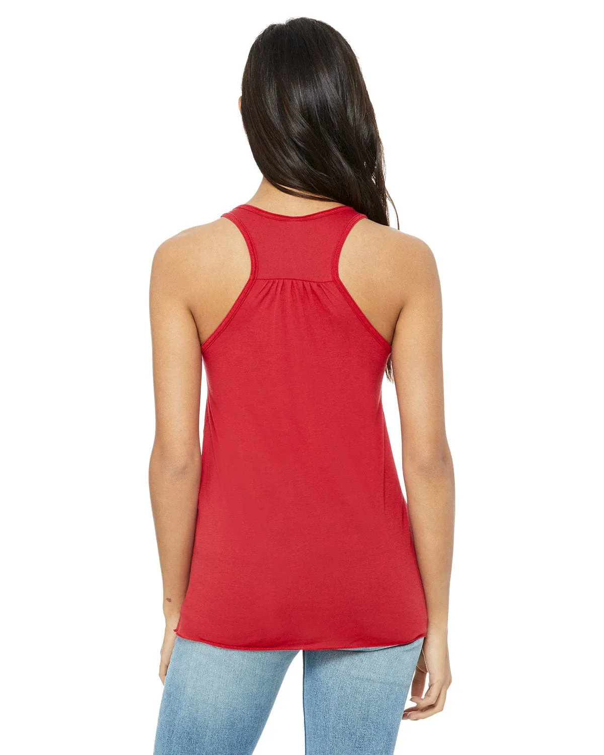 Bella Canvas Ladies Flowy Racerback Tank | Red