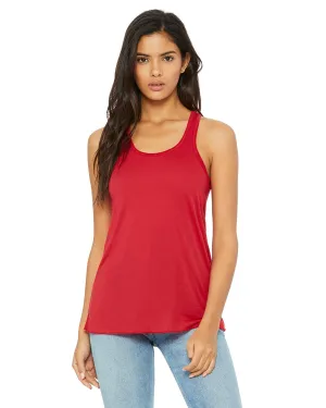 Bella Canvas Ladies Flowy Racerback Tank | Red