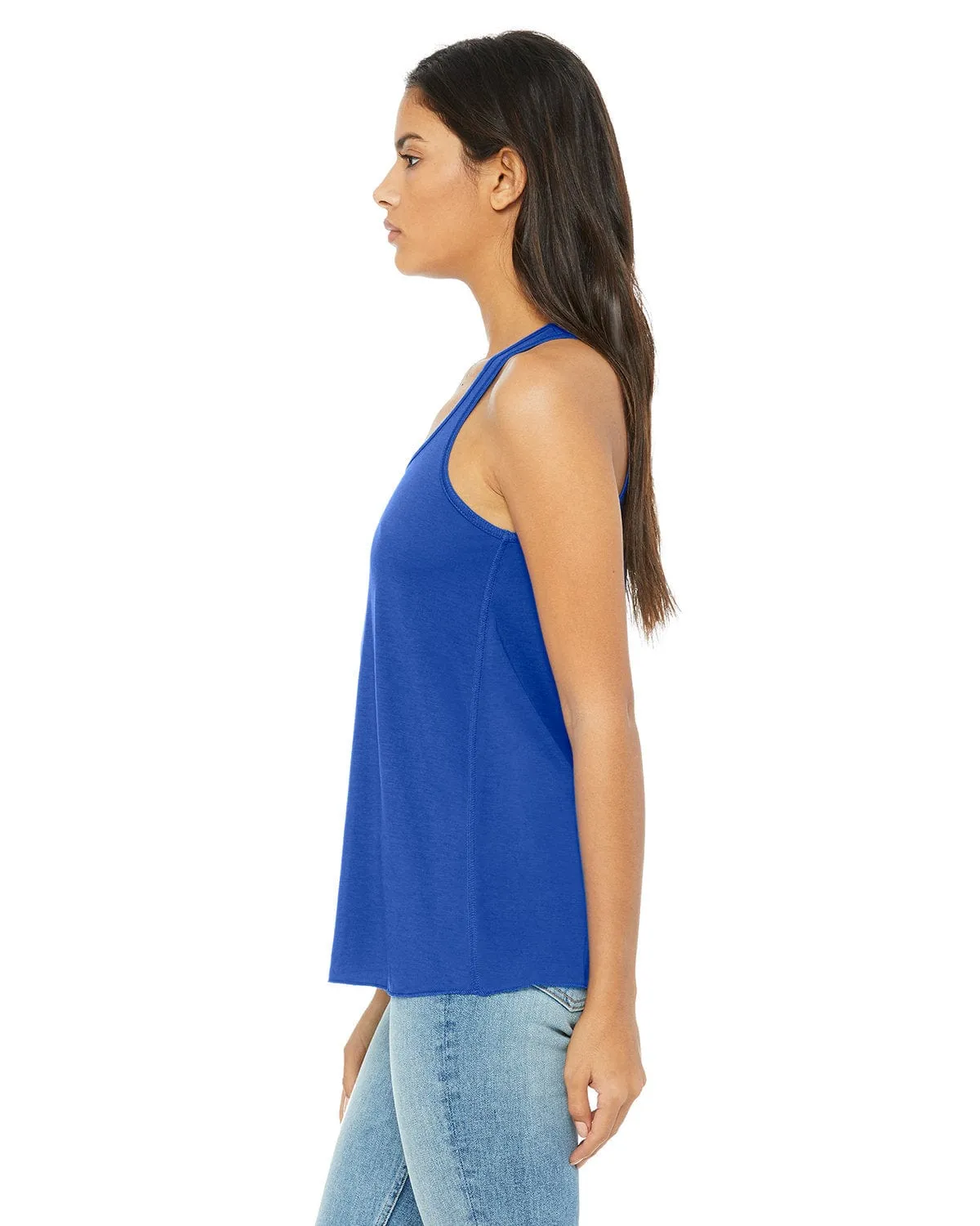 Bella Canvas Ladies Flowy Racerback Tank | True Royal
