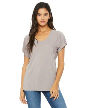 Bella Canvas Ladies Flowy Raglan T-Shirt | Pebble