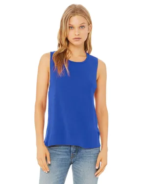 Bella Canvas Ladies Flowy Scoop Muscle Tank | True Royal