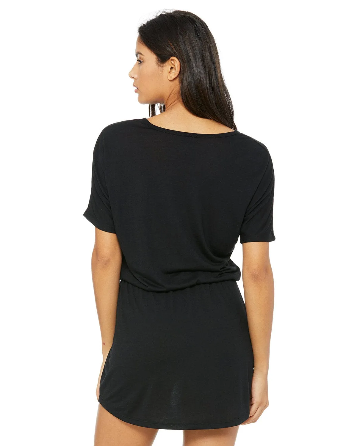 Bella Canvas Ladies Flowy V-Neck Dress
