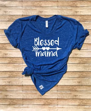 Blessed Mama Arrows Shirt - Mom Shirt - Mom Life Shirt