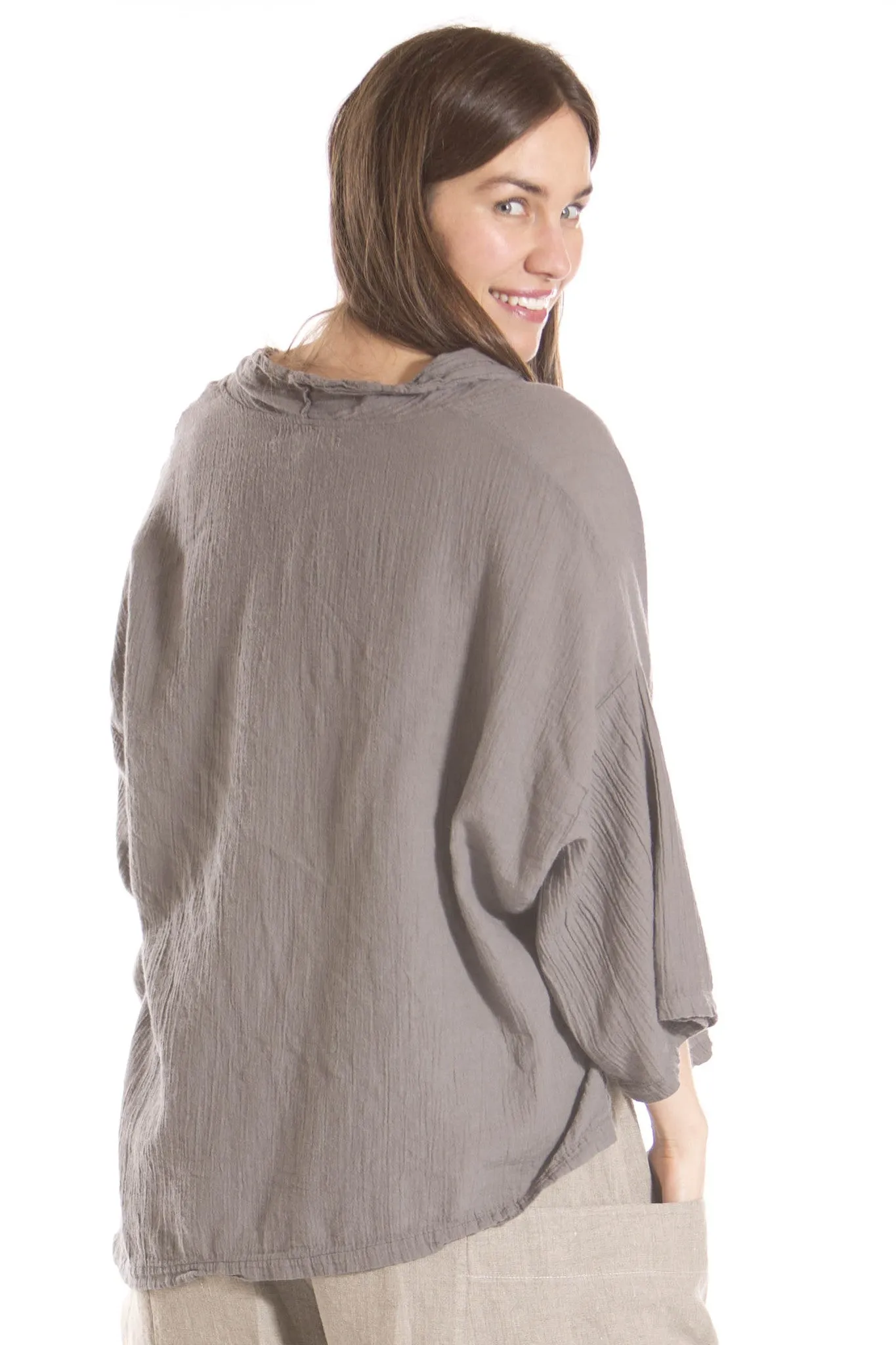 Breezy Angle Top Printed