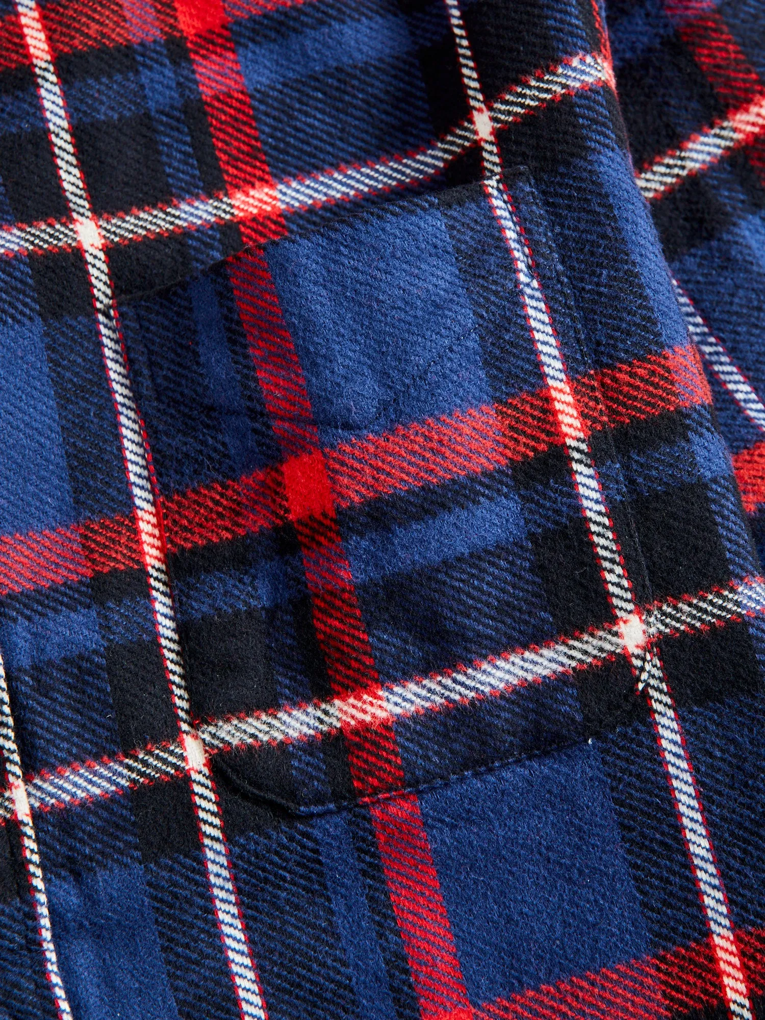Brushed Triple-Yarn Flannel in Dark Navy