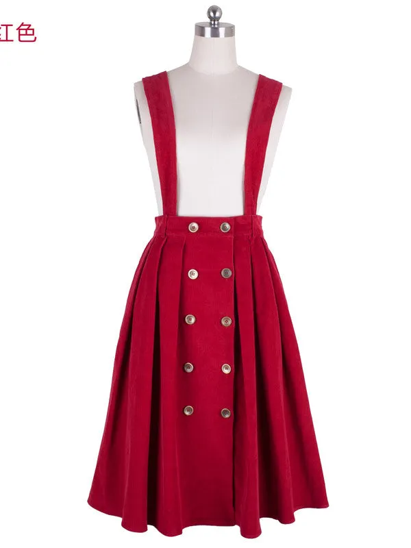 burberry charm corduroy skirt