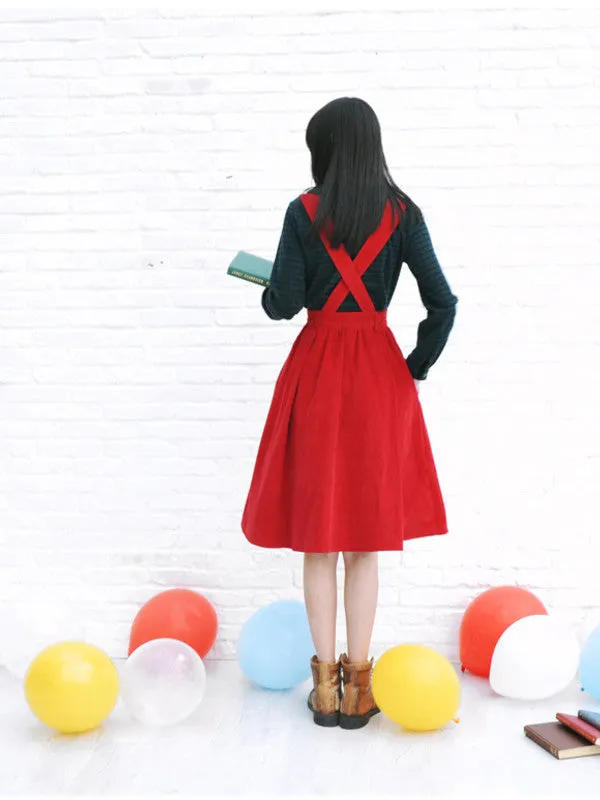 burberry charm corduroy skirt
