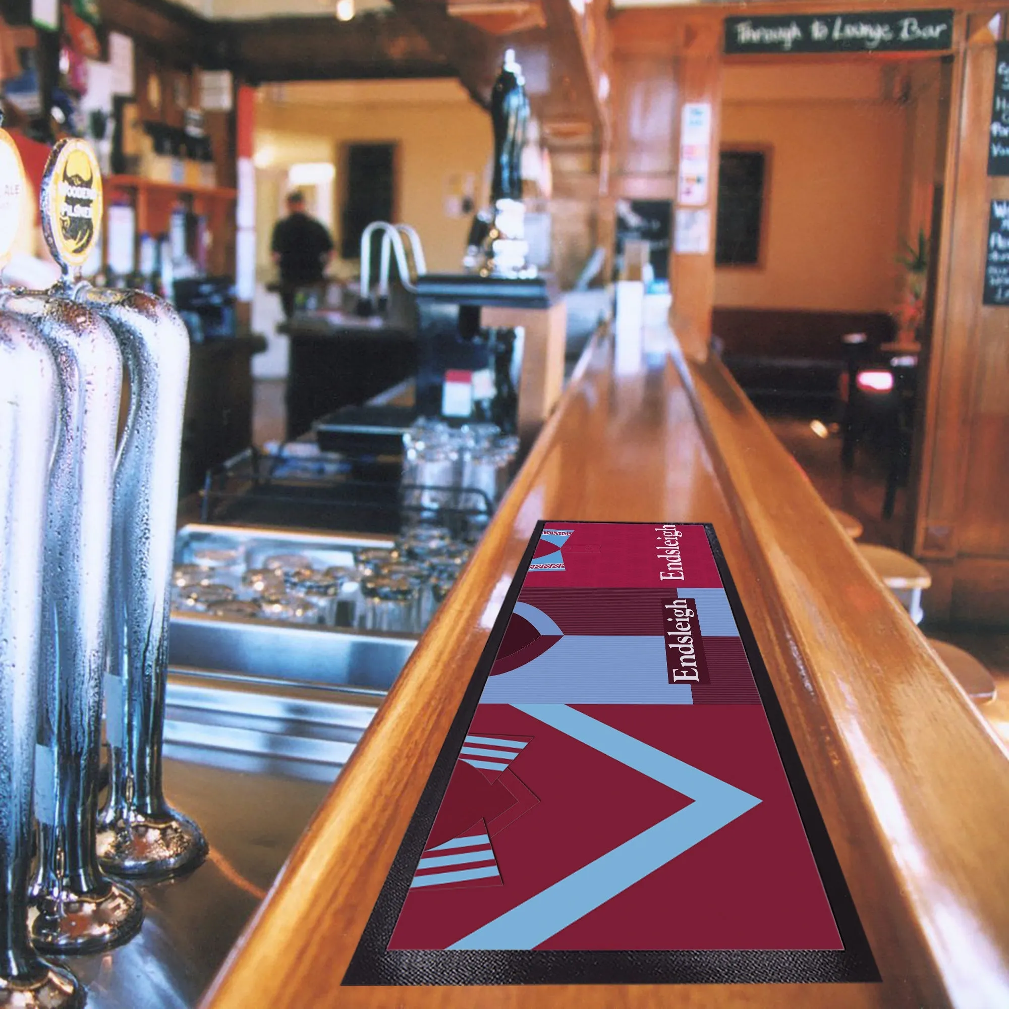 Burnley Retro Football Shirts - Personalised Bar Runner
