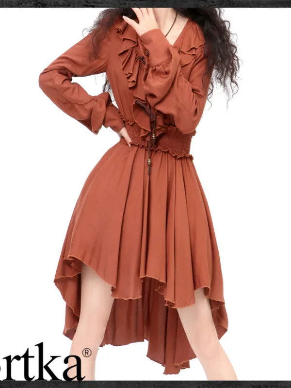 caribbean mystery high-low dress
