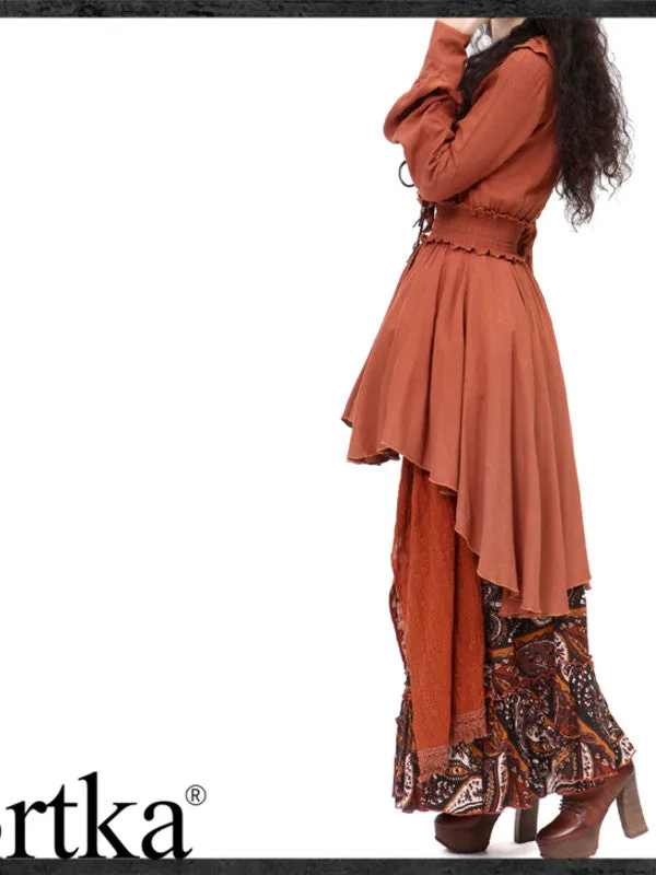 caribbean mystery high-low dress