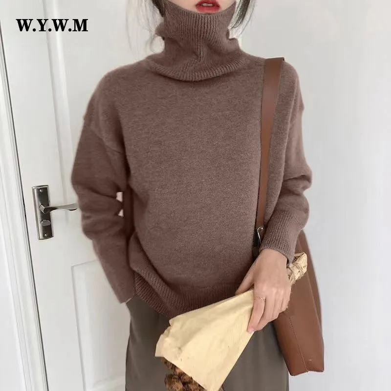 Cashmere Elegant Turtle Neck Sweater