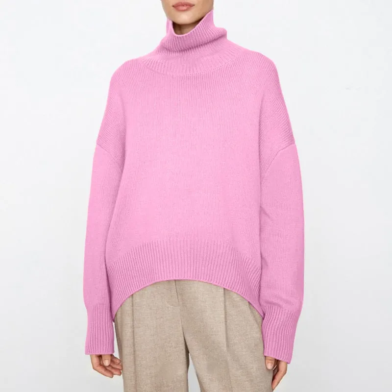 Cashmere Elegant Turtle Neck Sweater