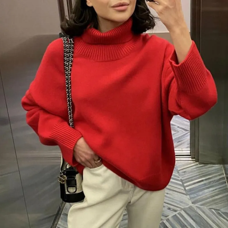 Cashmere Elegant Turtle Neck Sweater