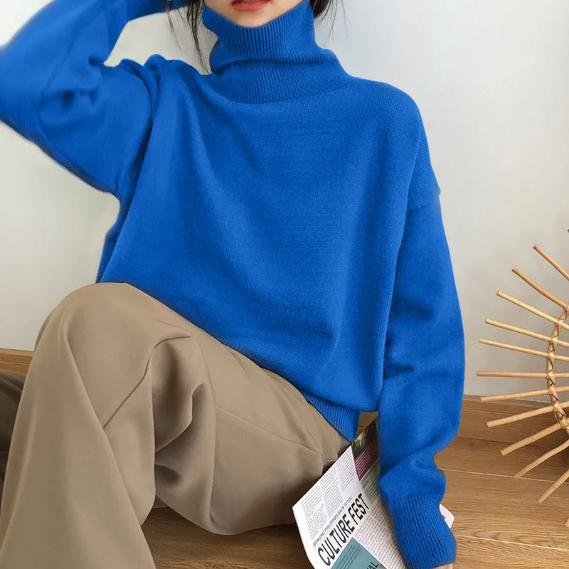 Cashmere Elegant Turtle Neck Sweater