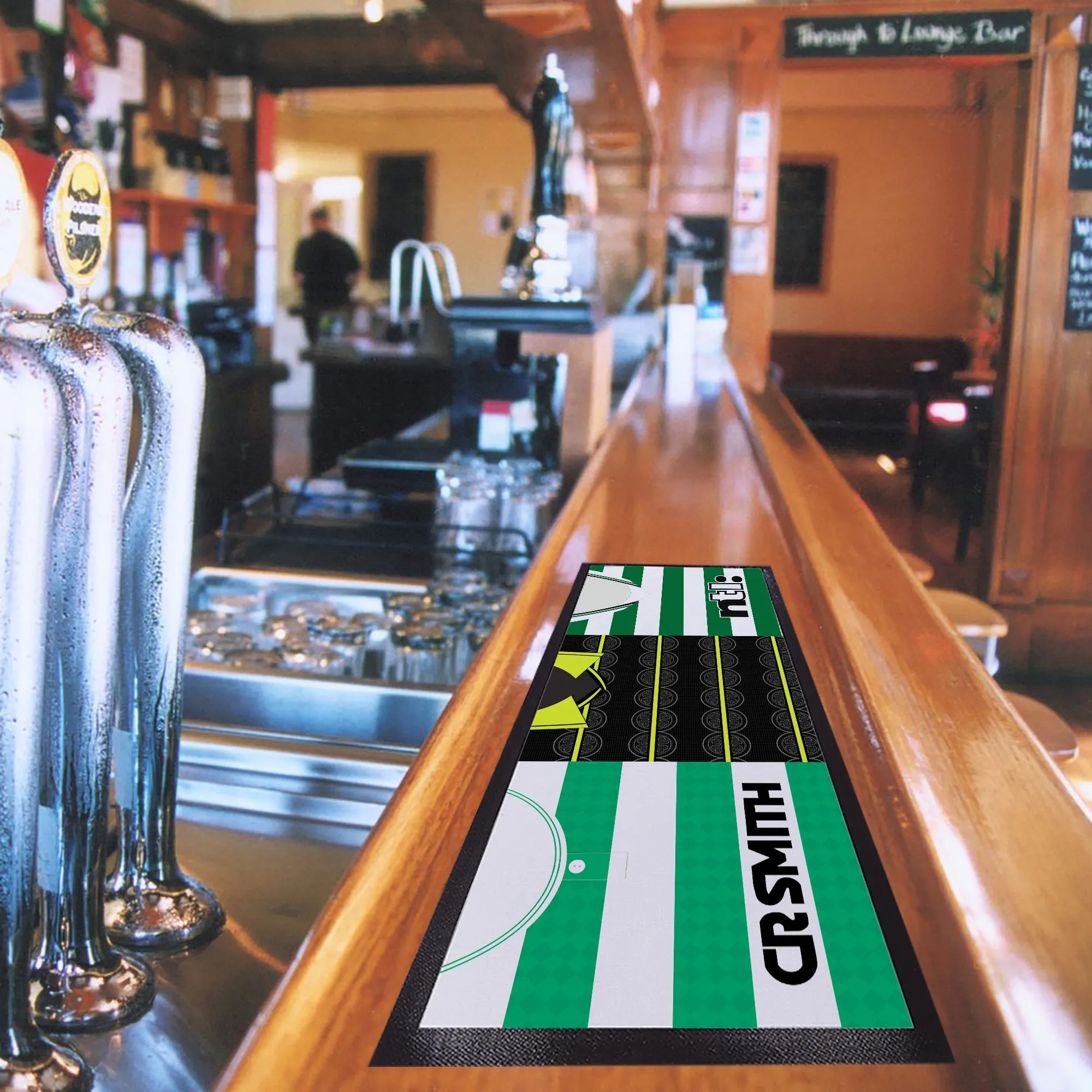 Celtic Retro Style 2 - Retro Football Shirts - Personalised  Bar Runner
