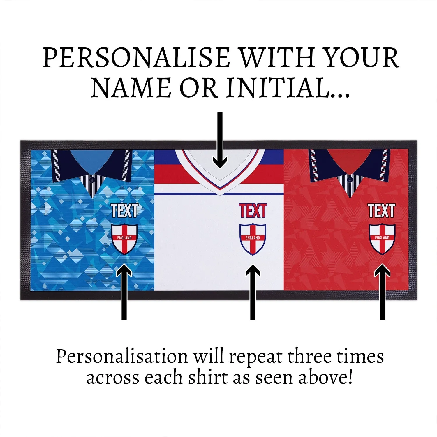 Celtic Retro Style 2 - Retro Football Shirts - Personalised  Bar Runner