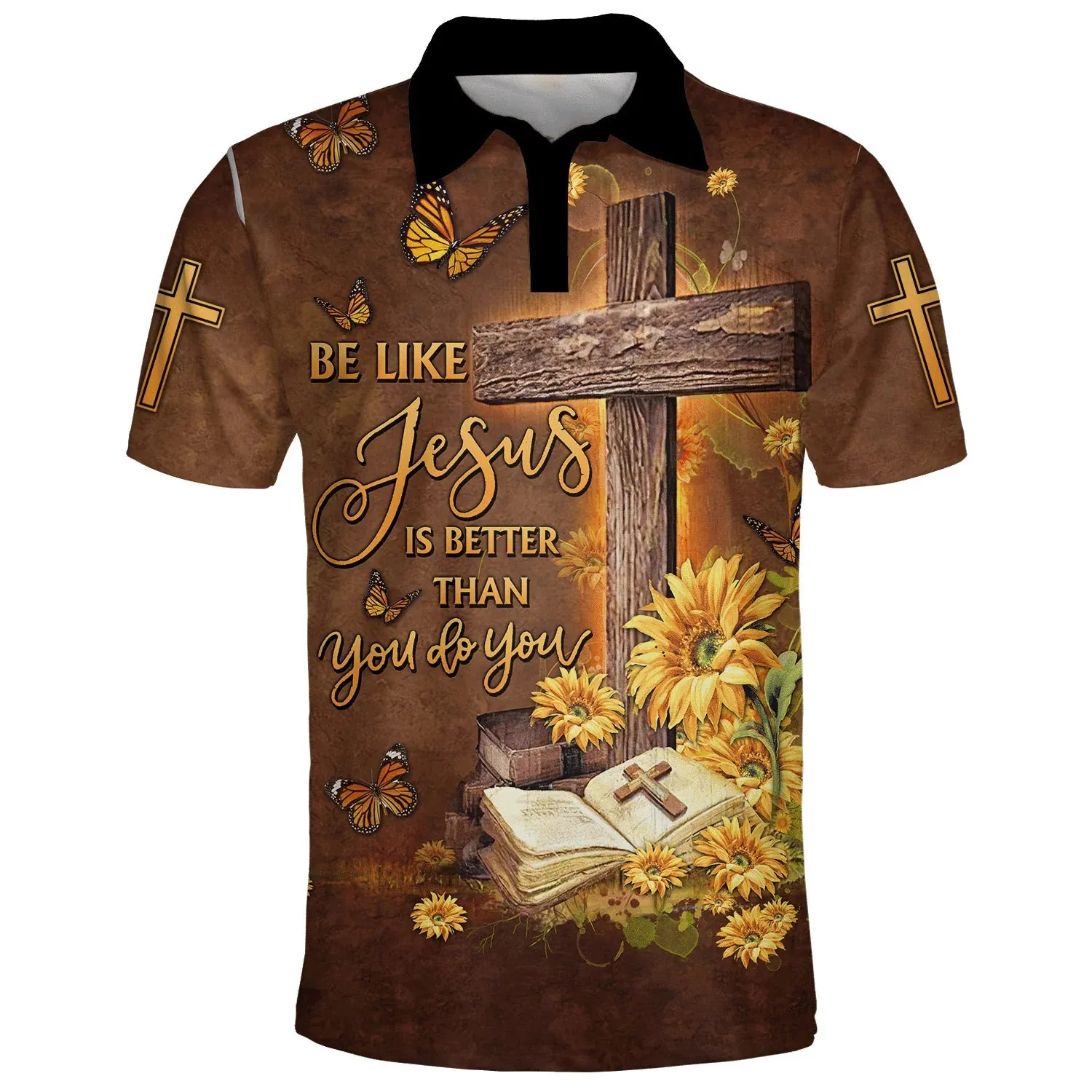Christianartbag Polo Shirt, Be Like Jesus Is Better Than You Do You Polo Shirt, Christian Shirts & Shorts.