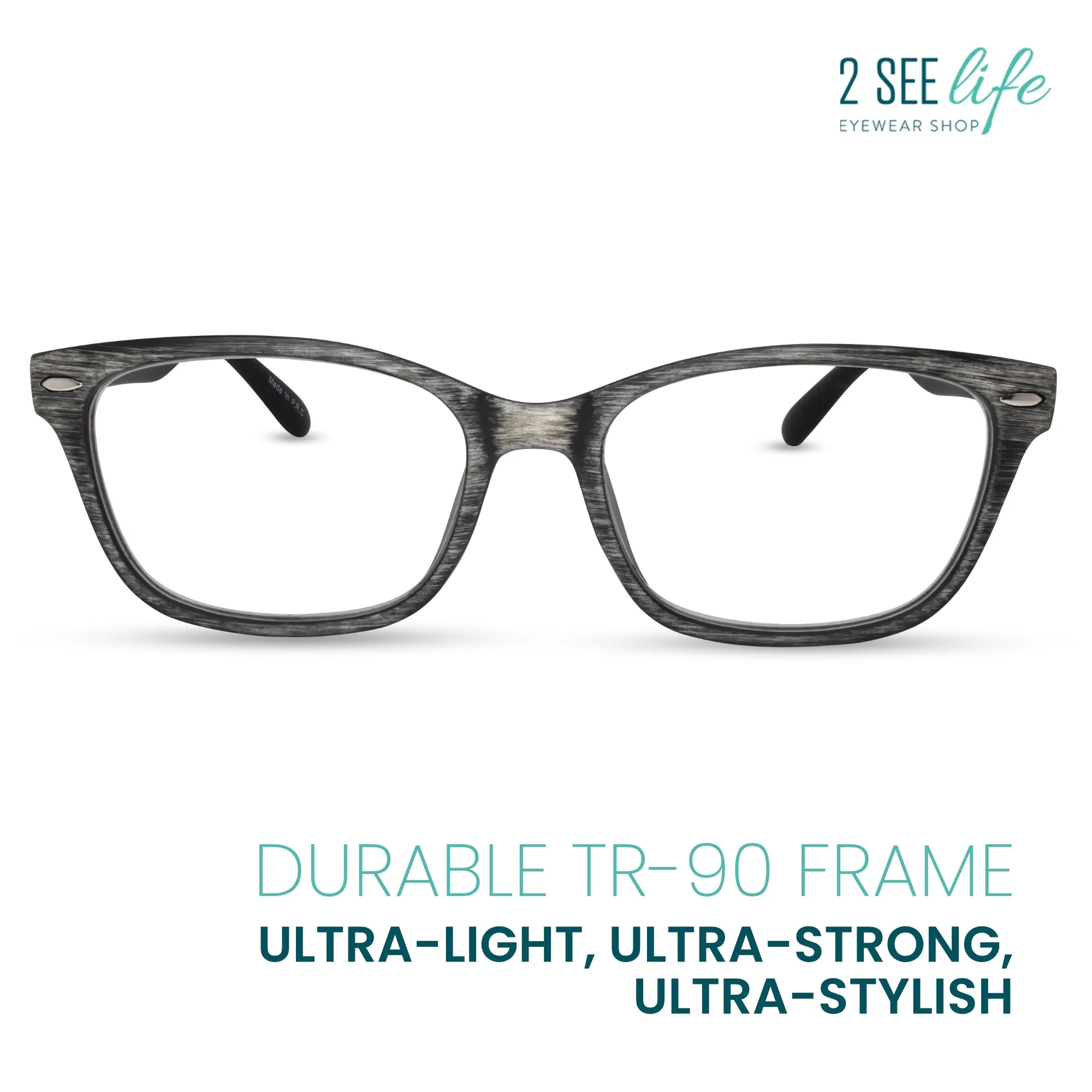 Classic Wooden Texture Men's Reading Glasses | R-784