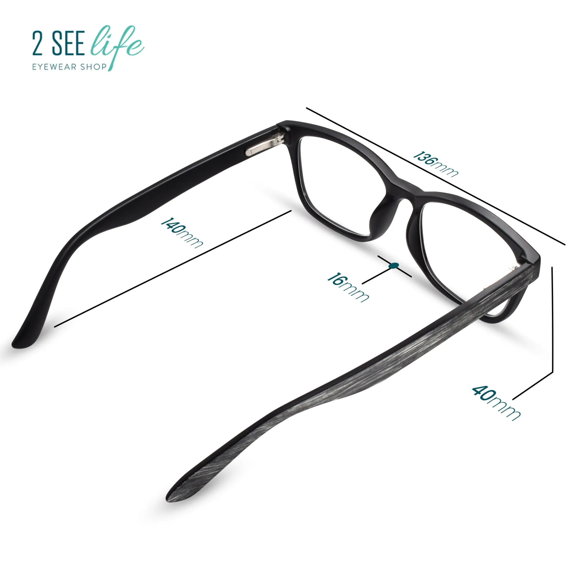 Classic Wooden Texture Men's Reading Glasses | R-784
