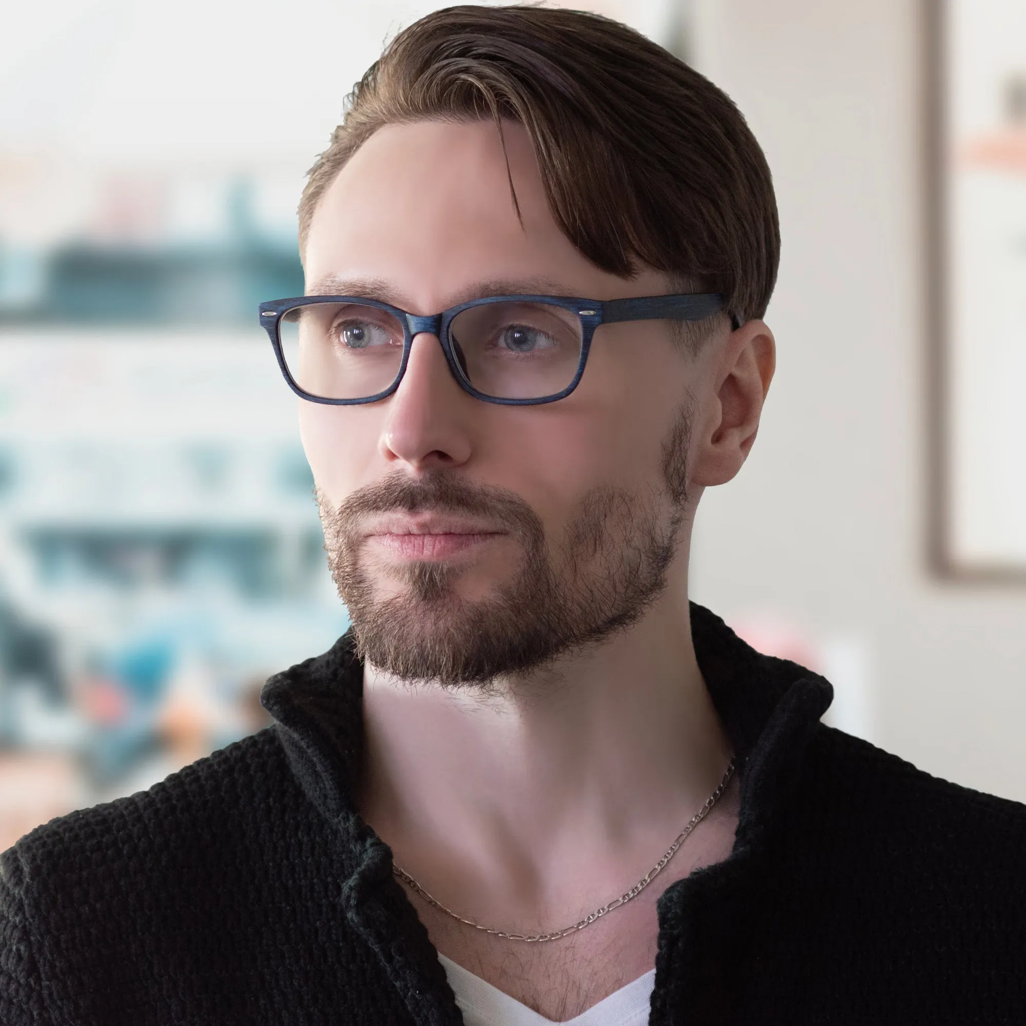 Classic Wooden Texture Men's Reading Glasses | R-784