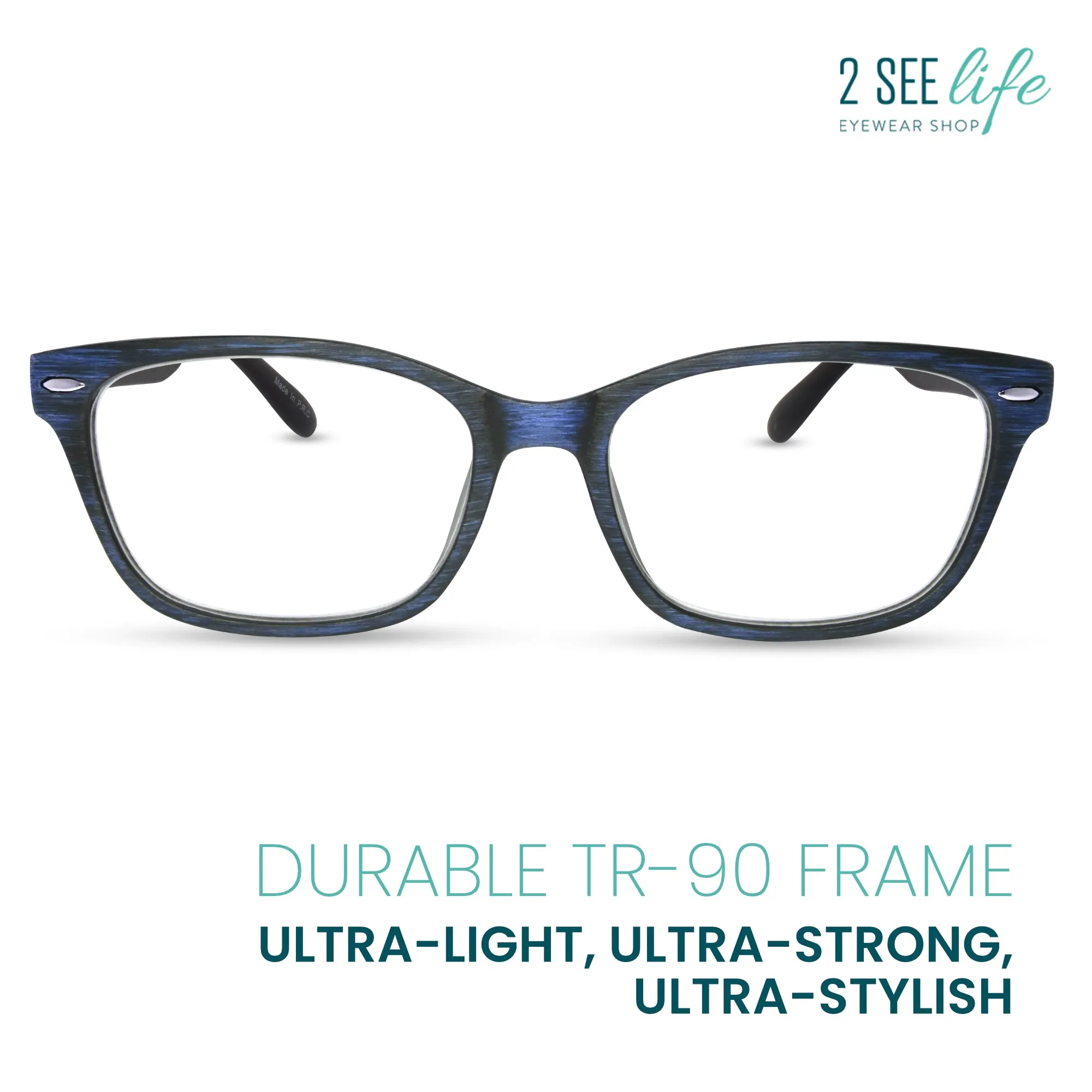Classic Wooden Texture Men's Reading Glasses | R-784