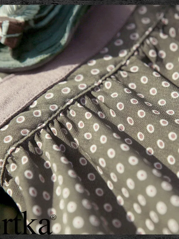 Clearance - polka dotted Audrey dress