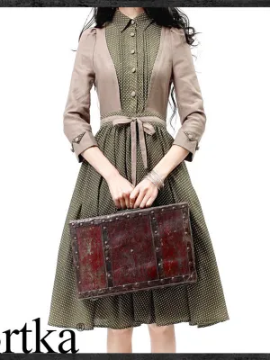 Clearance - polka dotted Audrey dress