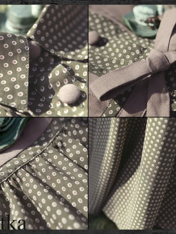 Clearance - polka dotted Audrey dress
