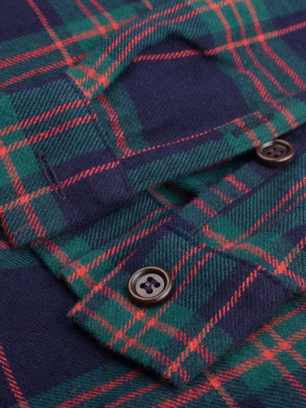 Clearance - scottish green cotton dress
