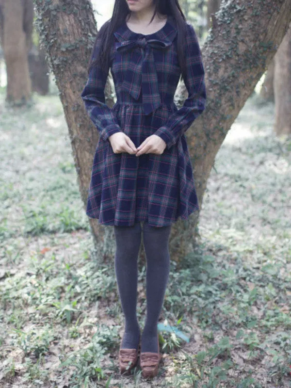 Clearance - scottish green cotton dress