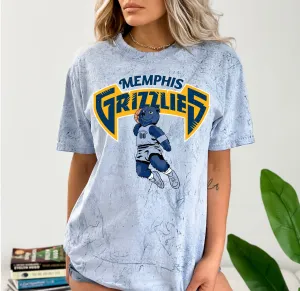Comfort Colors Color Blast Grizzlies Retro Shirt/ Adult Sizes